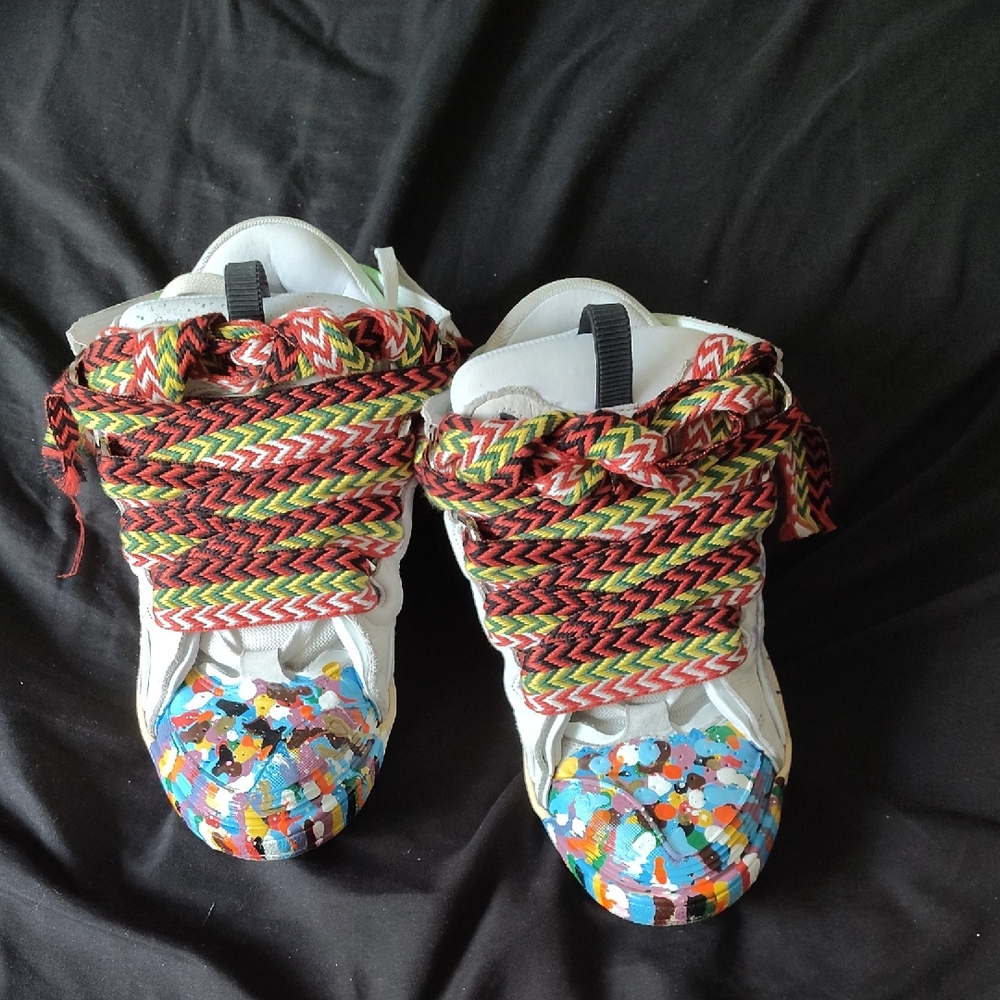 Lanvin Multicolor Artistic Sneakers